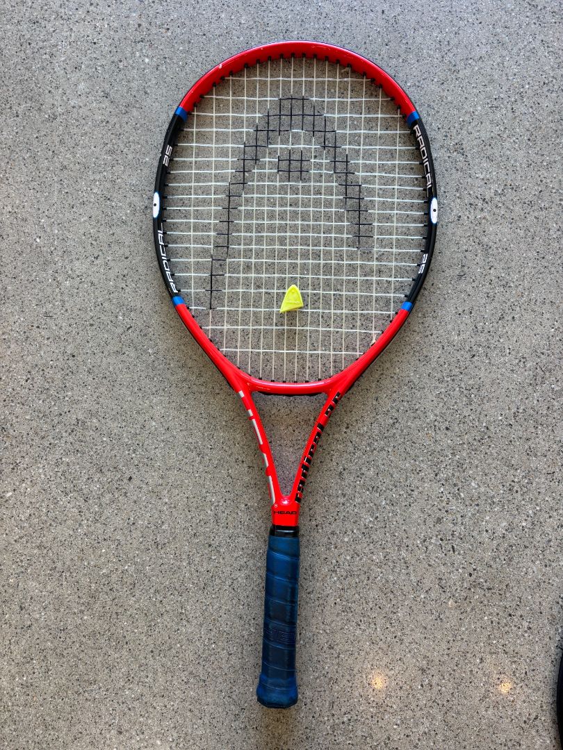 Red/Black Head Radical 25 racquet