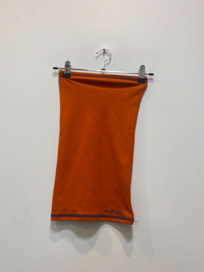 Orange Rab Neck Gaiter, One Size