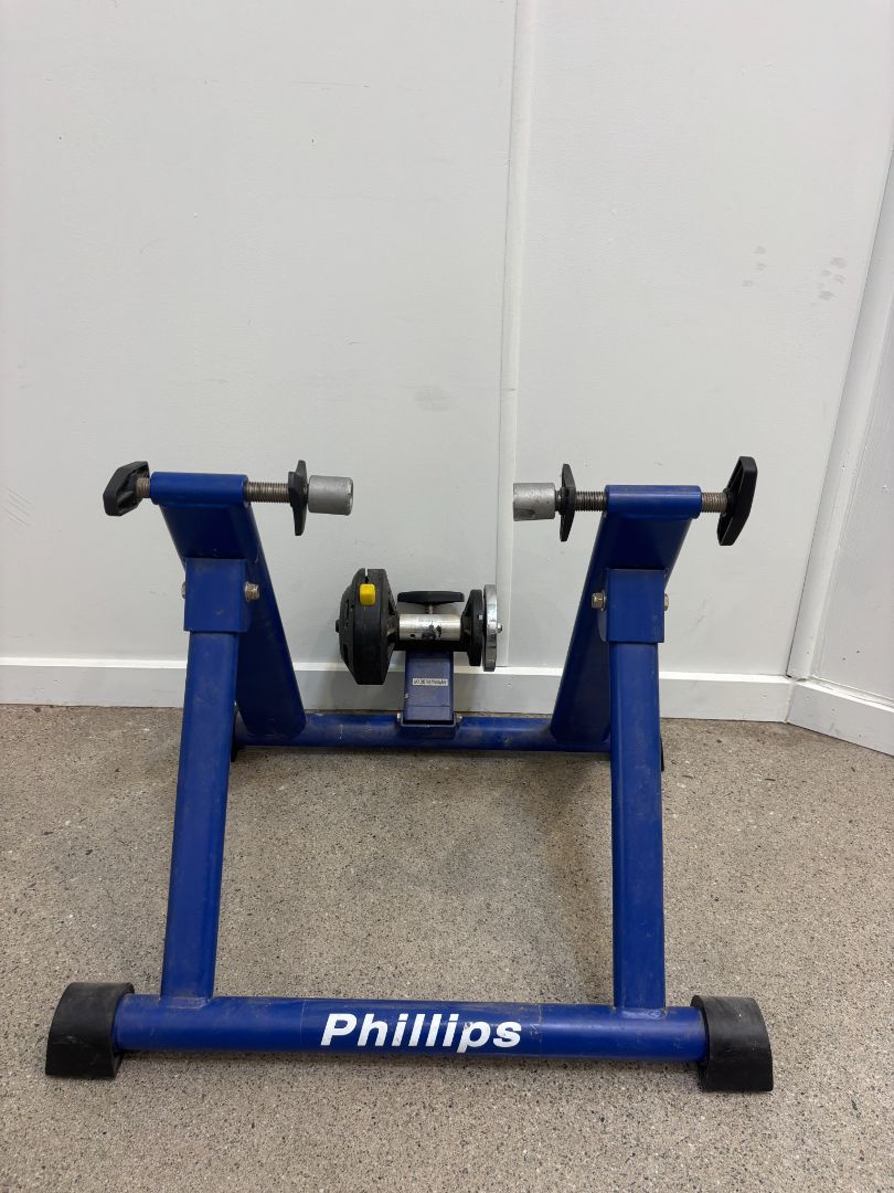 Blue Phillips Bike trainer