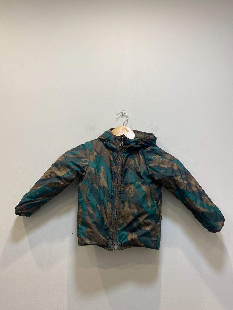 Green The North Face Puffer jacket, 12-18 months