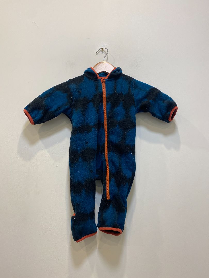 Blue Burton Fleece suit, 3-6 months