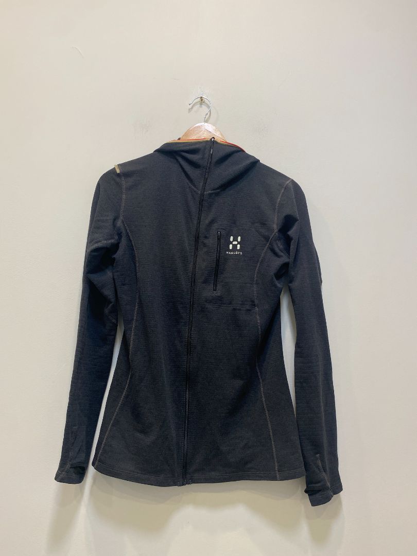 Black Haglofs Midlayer Hoodie, L