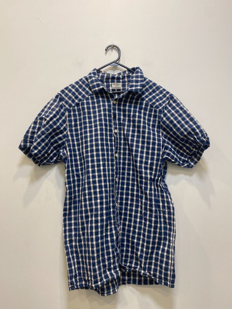 Blue Kathmandu Short Sleeve Shirt, Men L