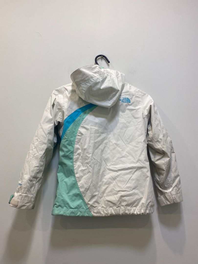 White The North Face Jacket, Girls S (7-8)