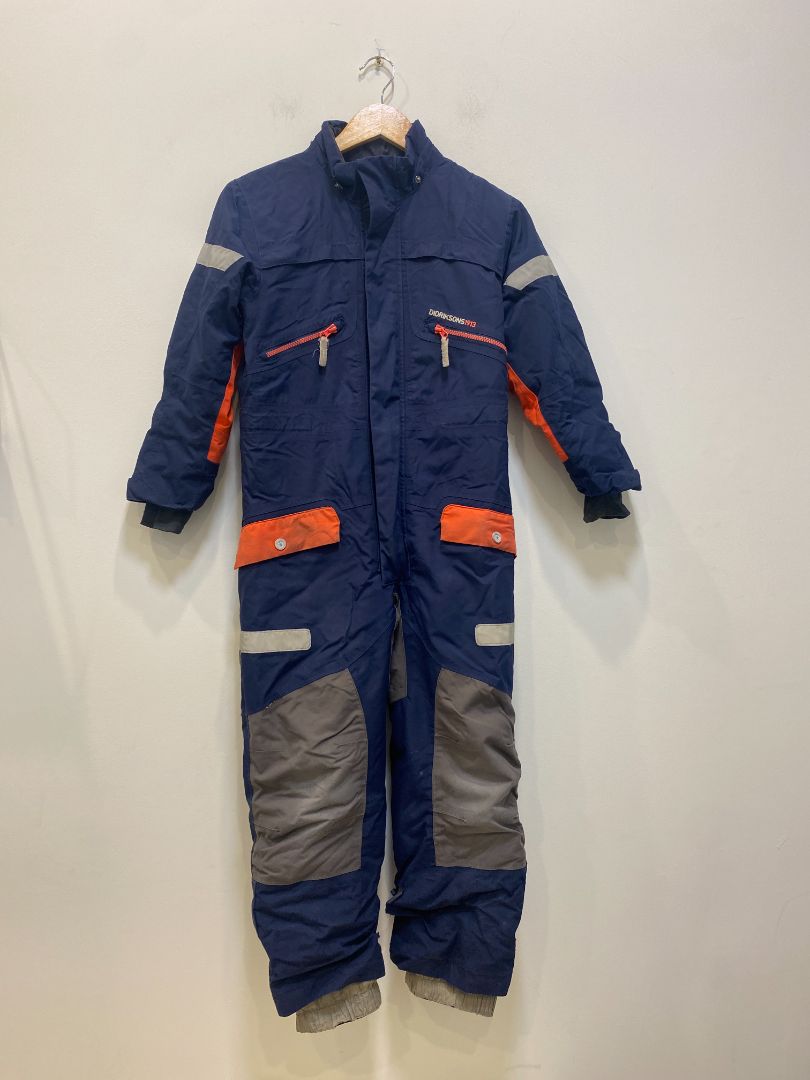 Navy Didriksons Kids snowsuit, 130