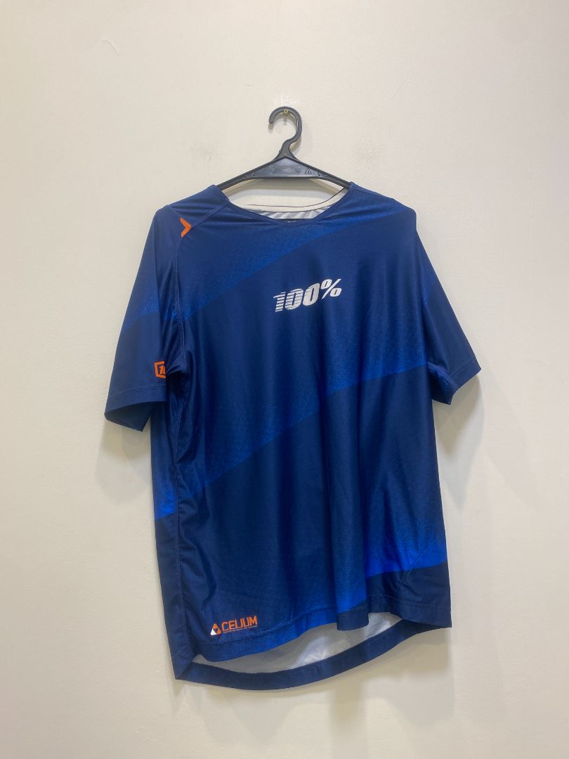 Blue 100% Celium Jersey, M