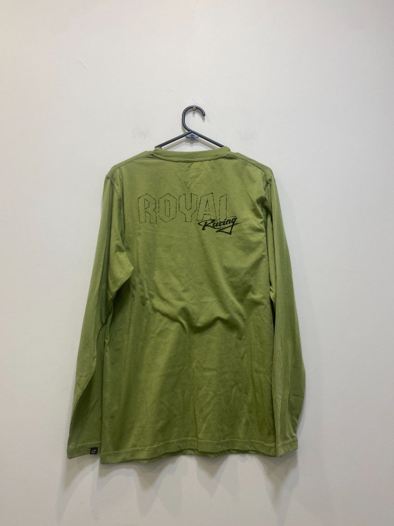 Green Royal Racing Long Sleeve Jersey, S