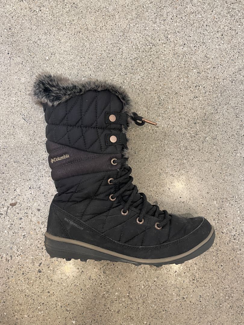 Black Columbia Waterproof Winter Boots, EU 37 / UK 4
