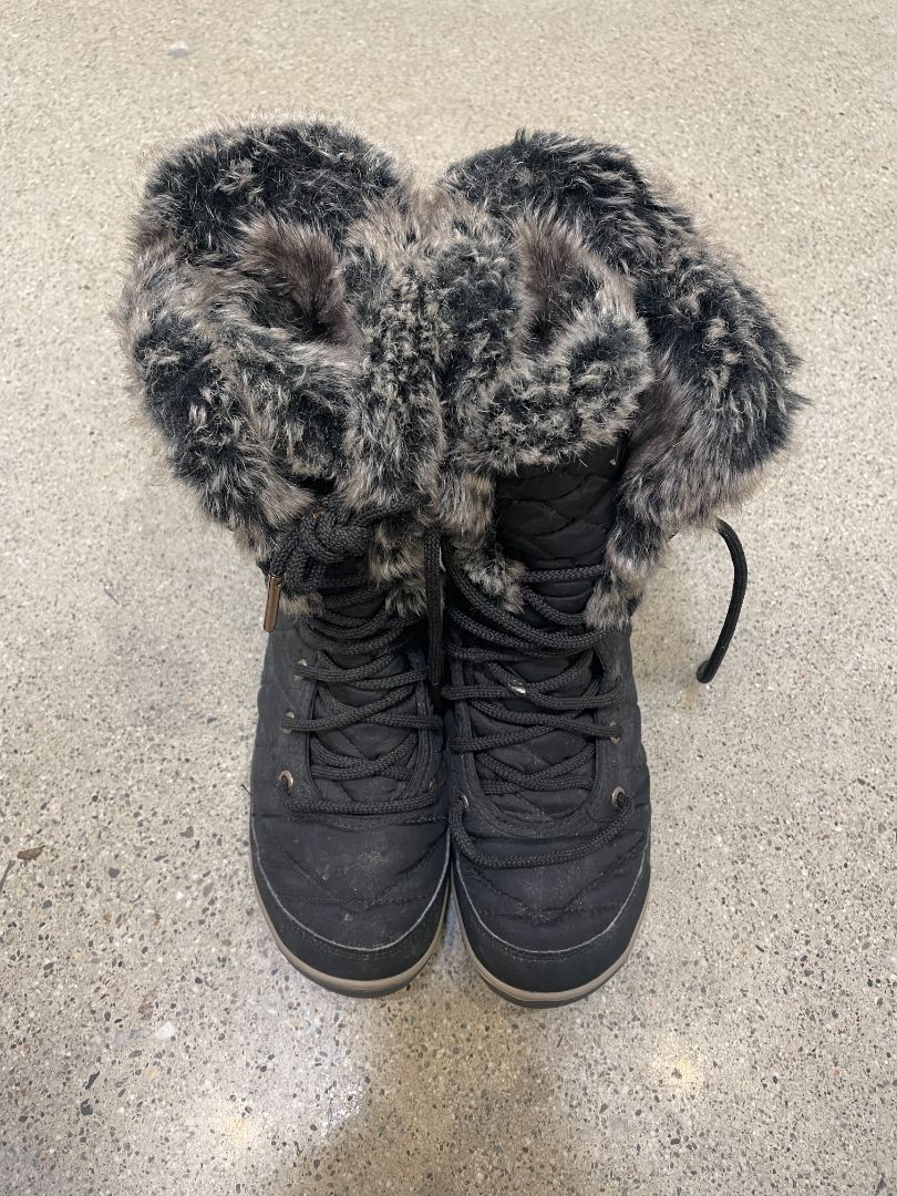 Black Columbia Waterproof Winter Boots, EU 37 / UK 4