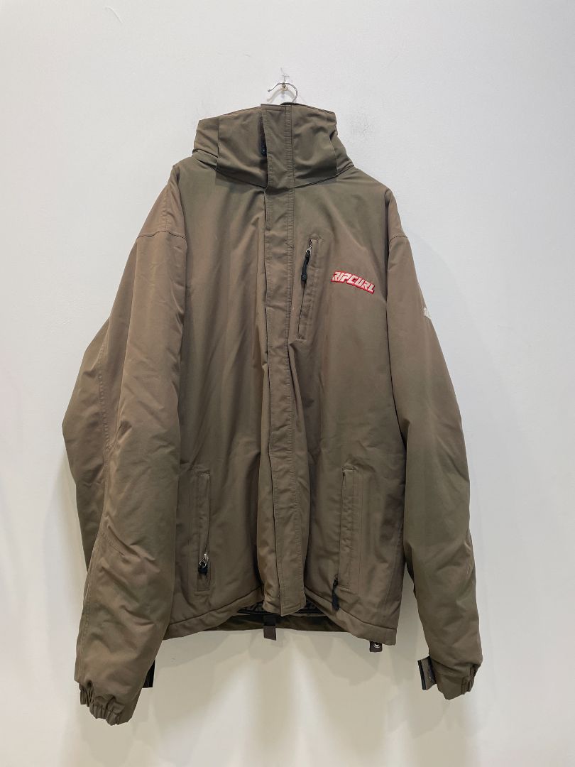 Khaki Rip Curl Rider Jacket, L