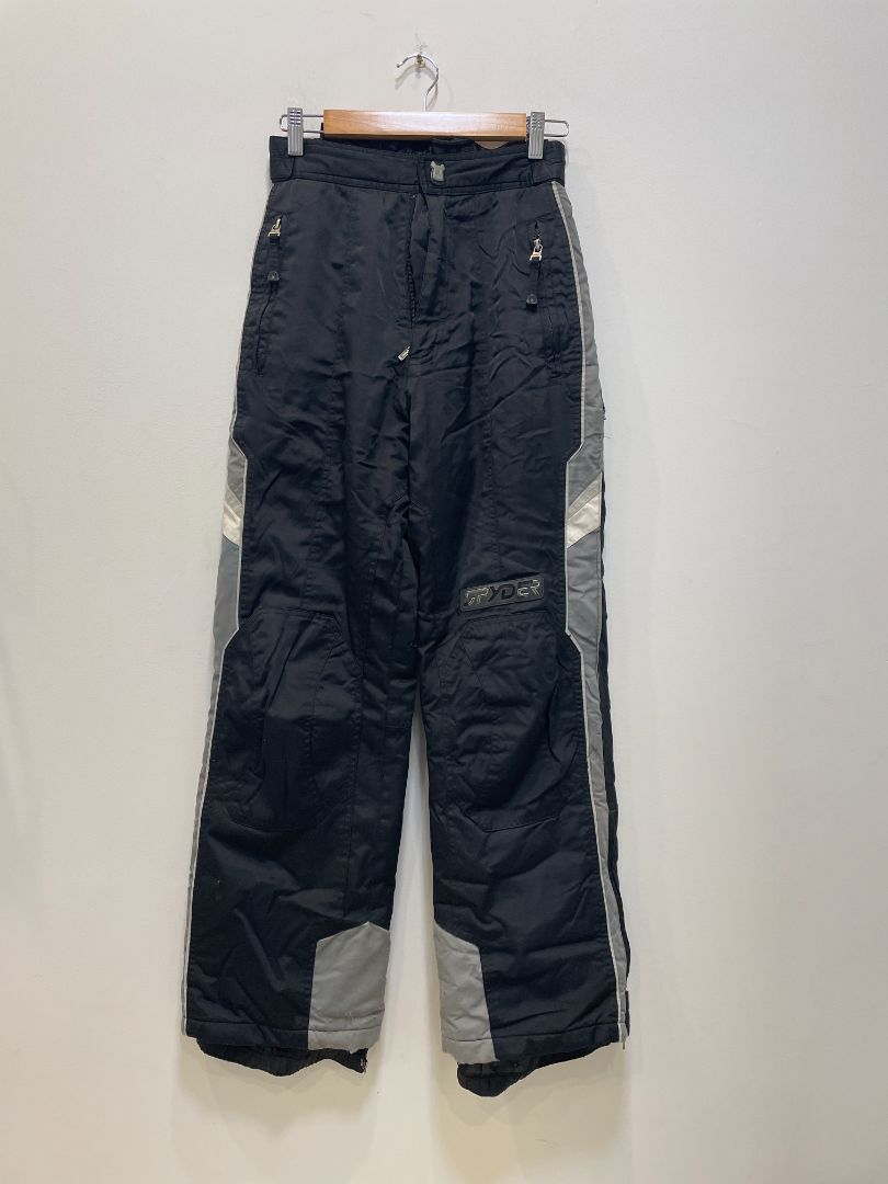 Black Spyder Ski Pants, Men’s S