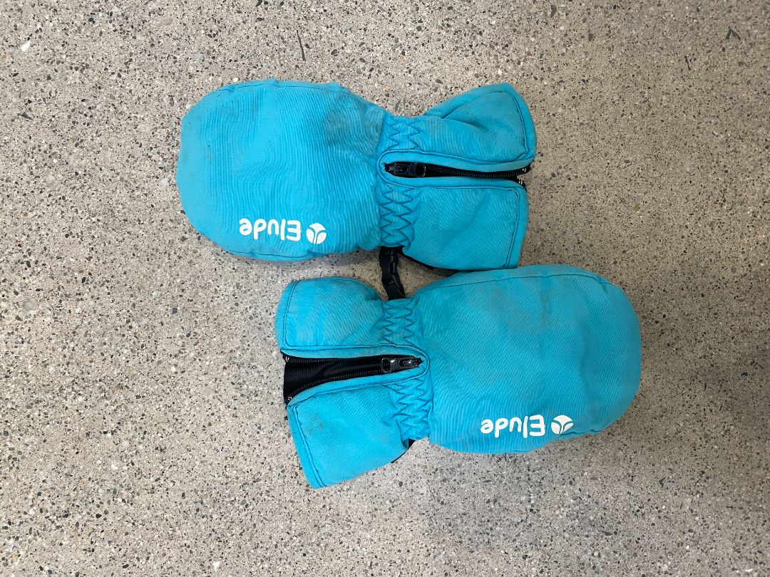 Blue Elude Kids Mittens, Kids
