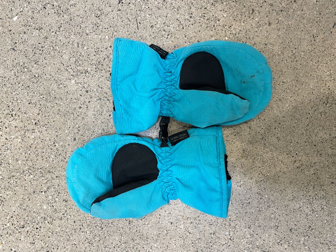 Blue Elude Kids Mittens, Kids