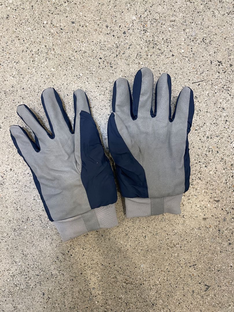 Navy Montbell Ski Gloves, Kids / Small
