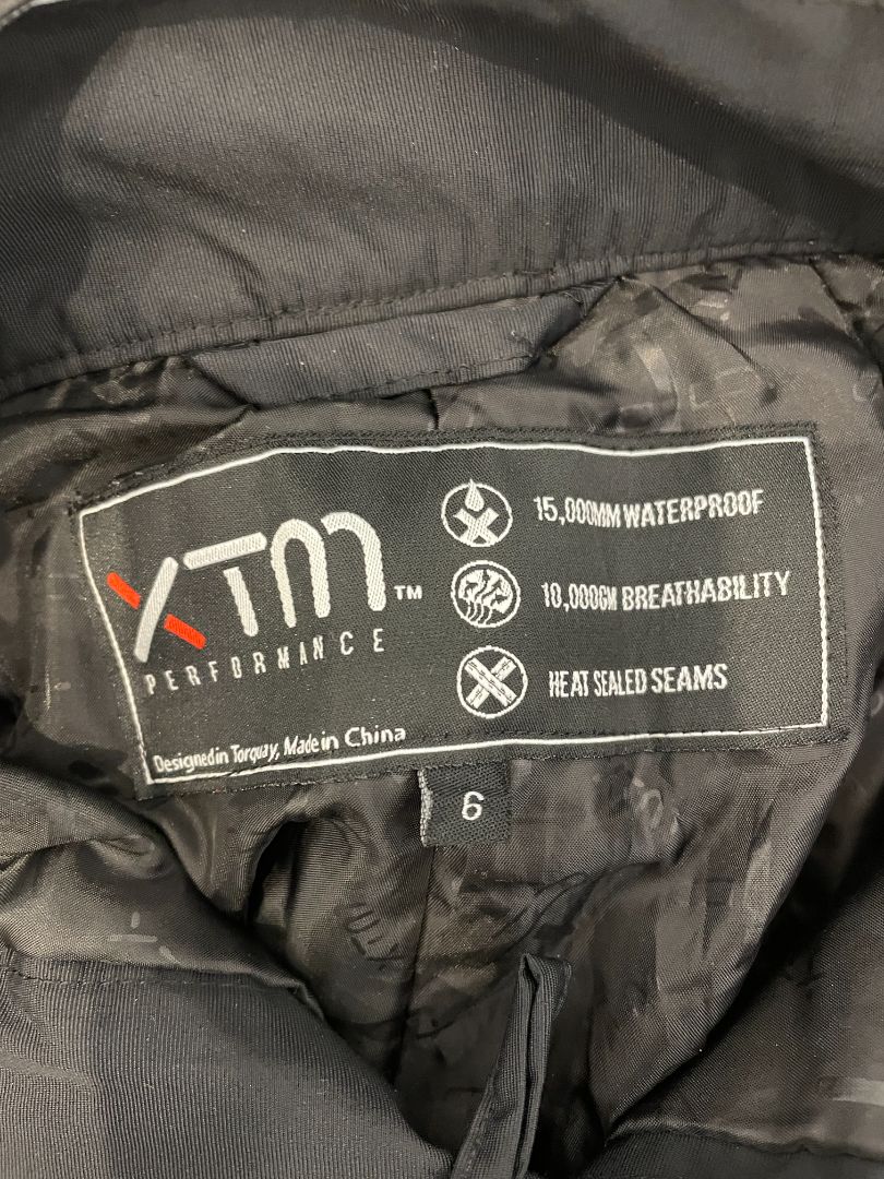 Black XTM Ski Bib Pants, 6