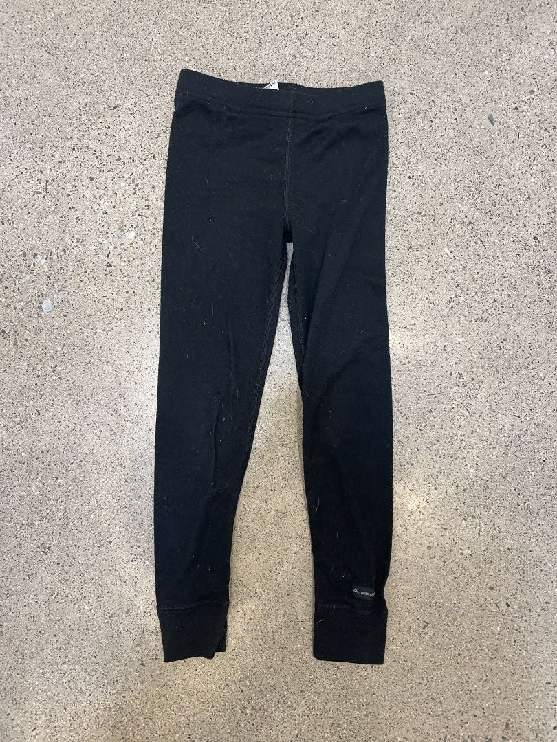 Black Macpac Thermal Leggings, 6 years
