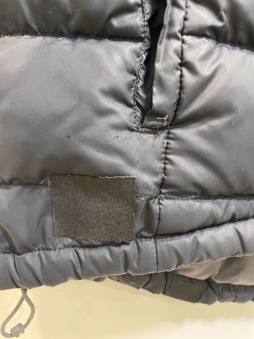 Black Macpac Kids Down Jacket, 12Y