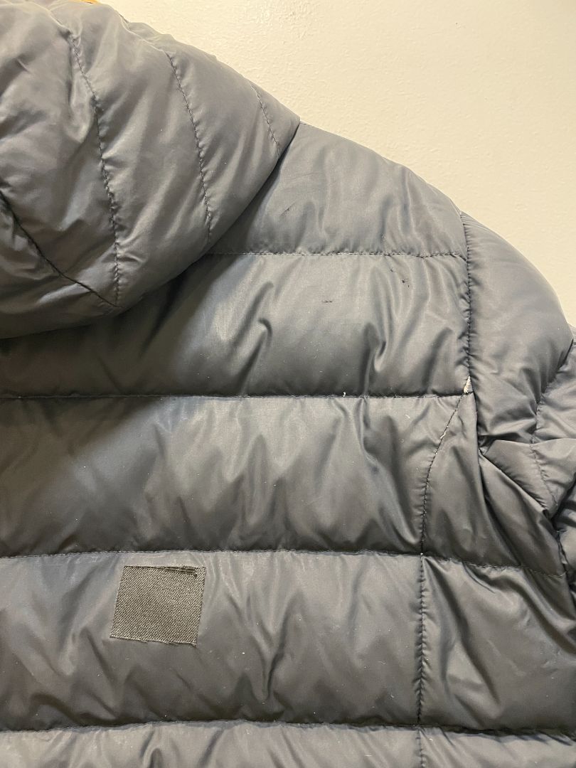 Black Macpac Kids Down Jacket, 12Y