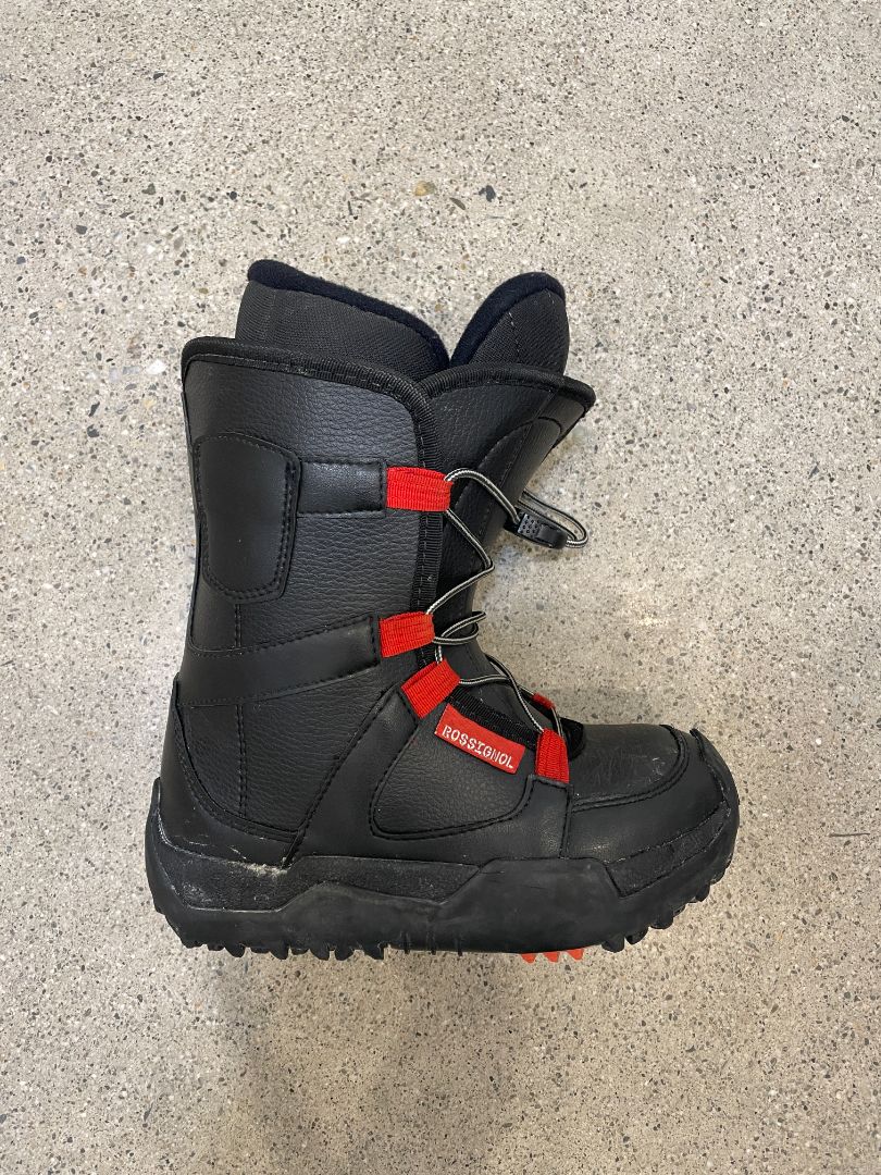 Black Rossignol Kids snowboard boots, 20.0 mondo