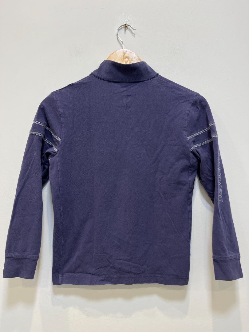 Navy Descente Quarter-Zip Sweatshirt, Kids 12