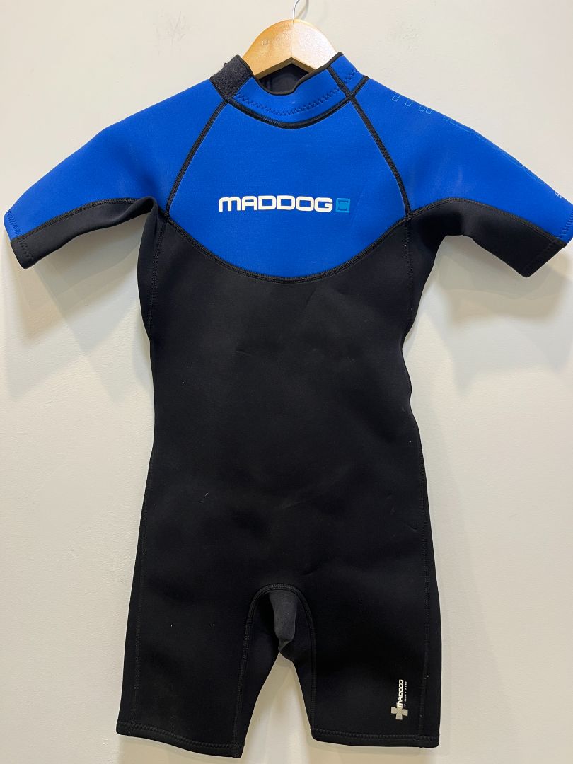MADDOG Short-Sleeve Wetsuit, Kids 12