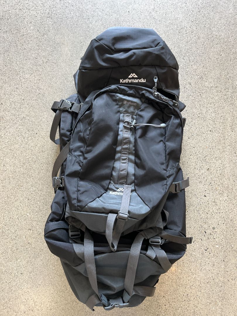 Kathmandu Backpack, 70L+15L & Survival kit