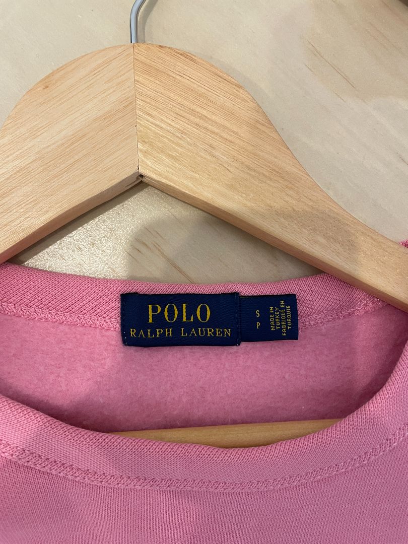Pink Polo Ralph Lauren Crewneck Sweatshirt, Women's S