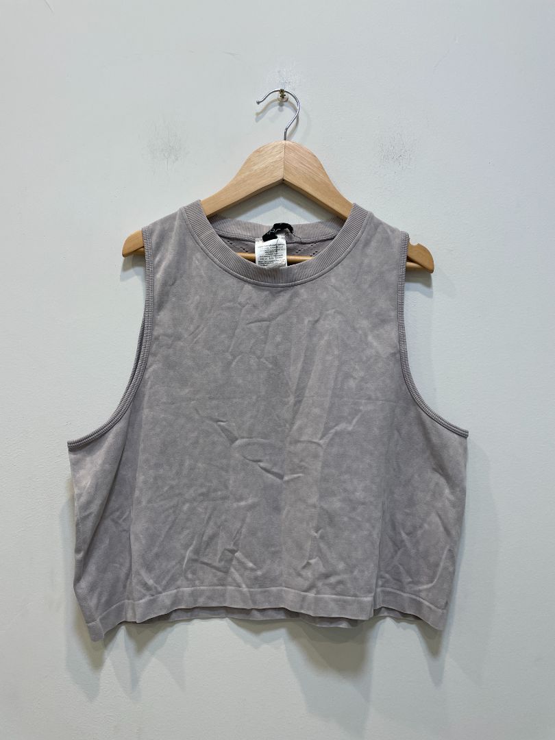 Grey Cotton On Body Cropped Tank, XS-S