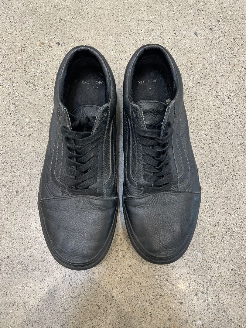 Black Vans Old Skool Shoes, EU 46