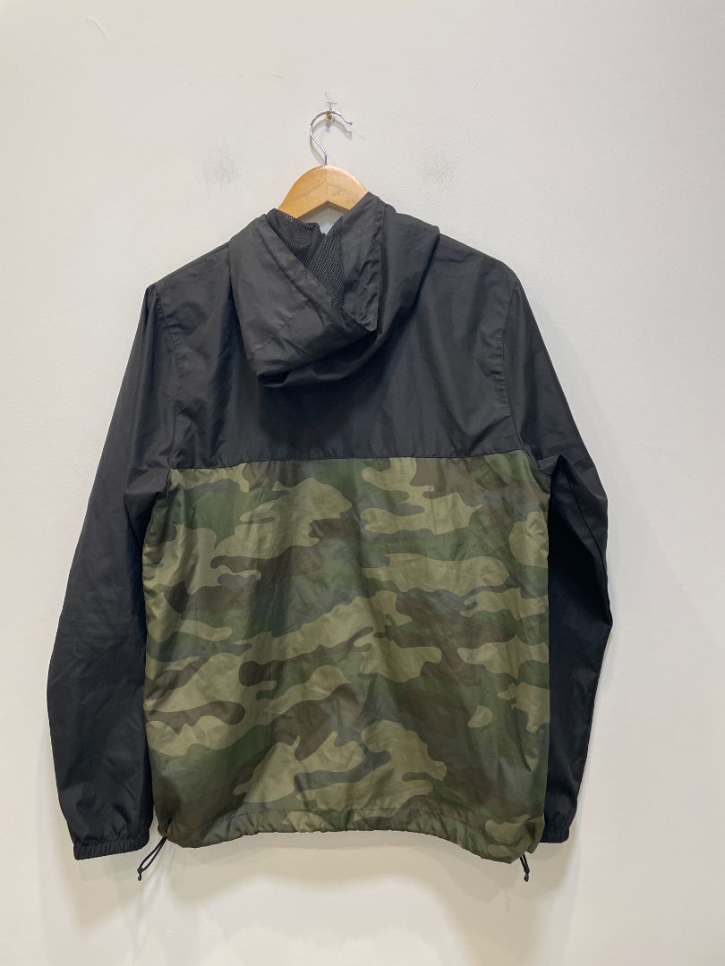 Black Commencal Camo Windbreaker, Men's Small