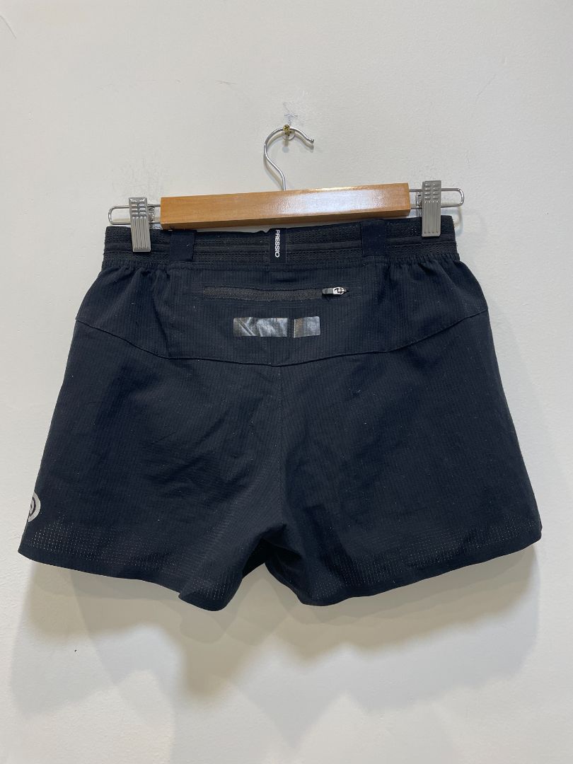 Black Pressio Running Shorts, XS