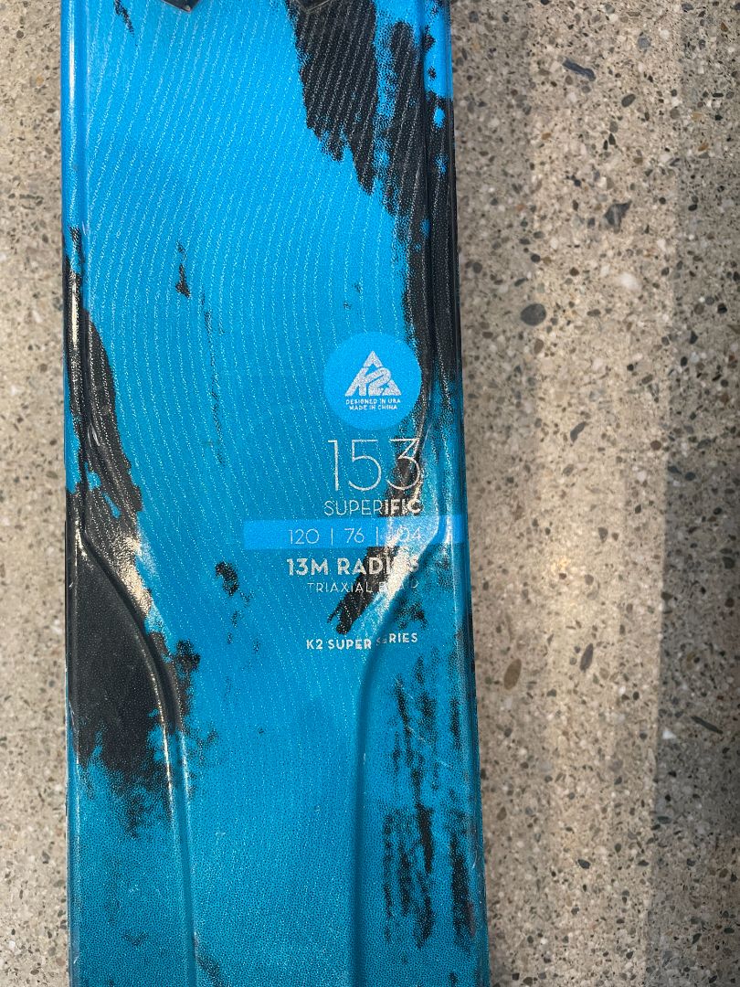 Blue K2 Superific, 153cm