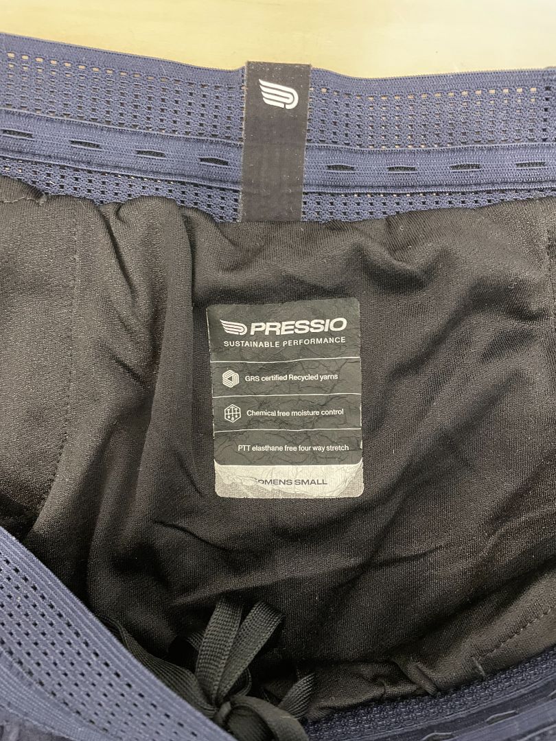 Navy Pressio Running Shorts, S