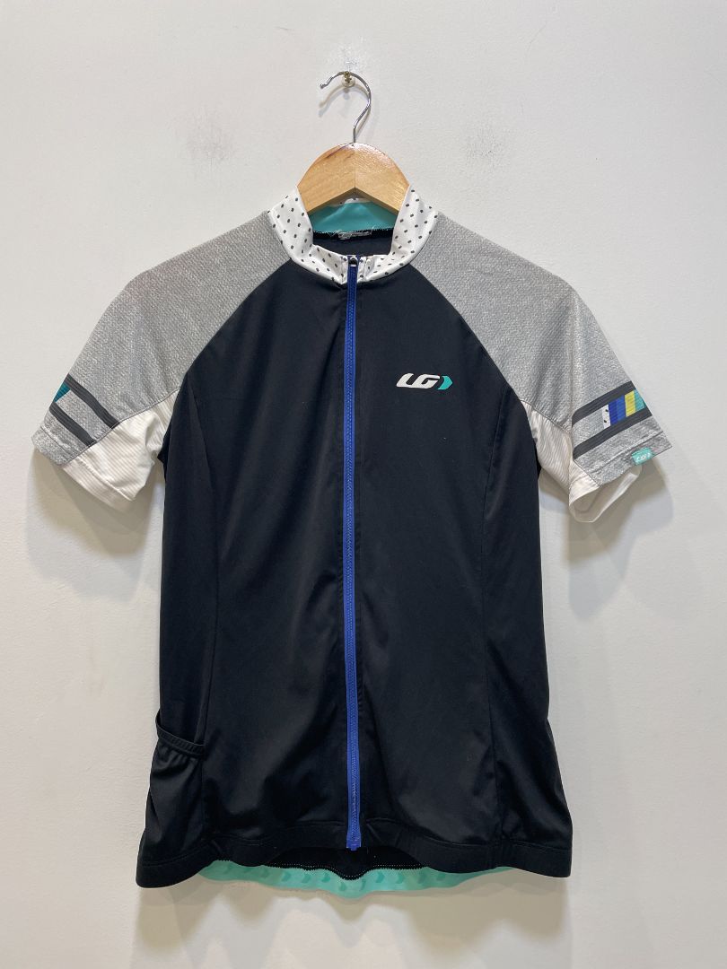 Black Louis Garneau Cycling Jersey, M