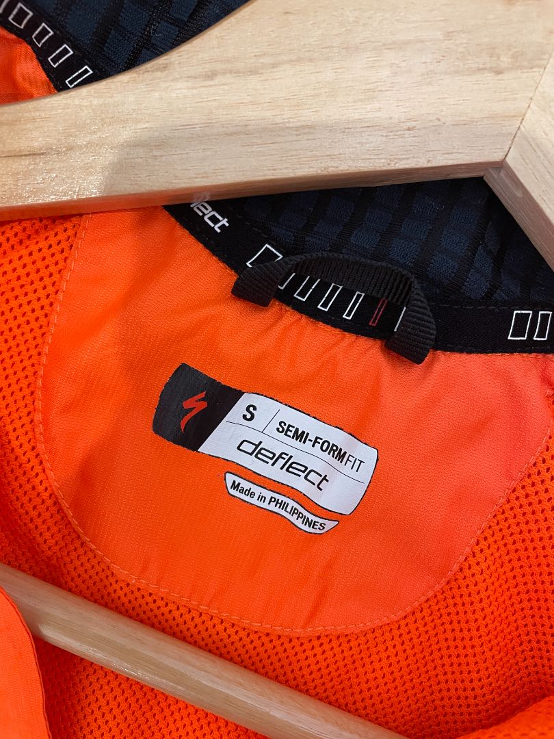 Orange Specialized Deflect Jacket, S