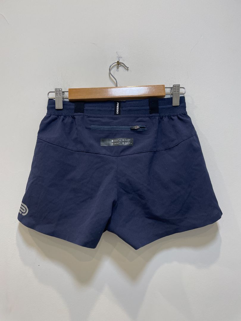 Navy Pressio Running Shorts, Women’s XS