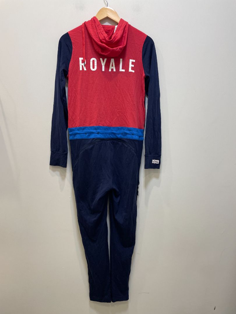 Navy Mons Royale Merino Onesie, S