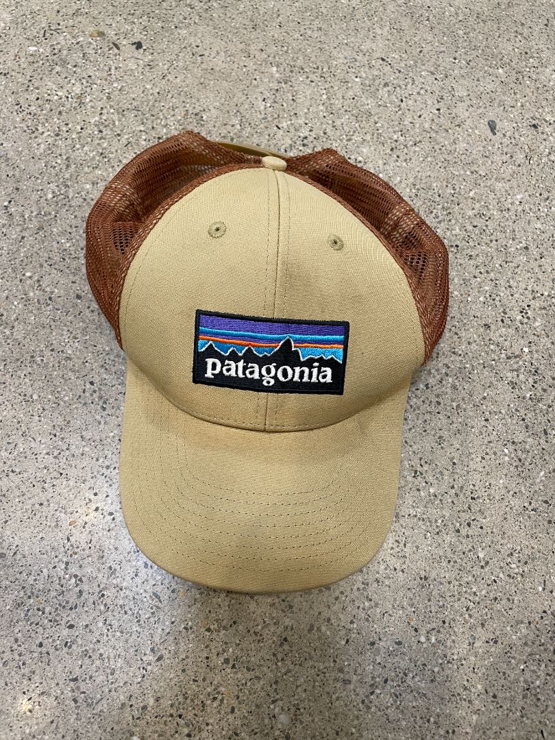 Tan Patagonia P-6 Trucker Hat, Adjustable