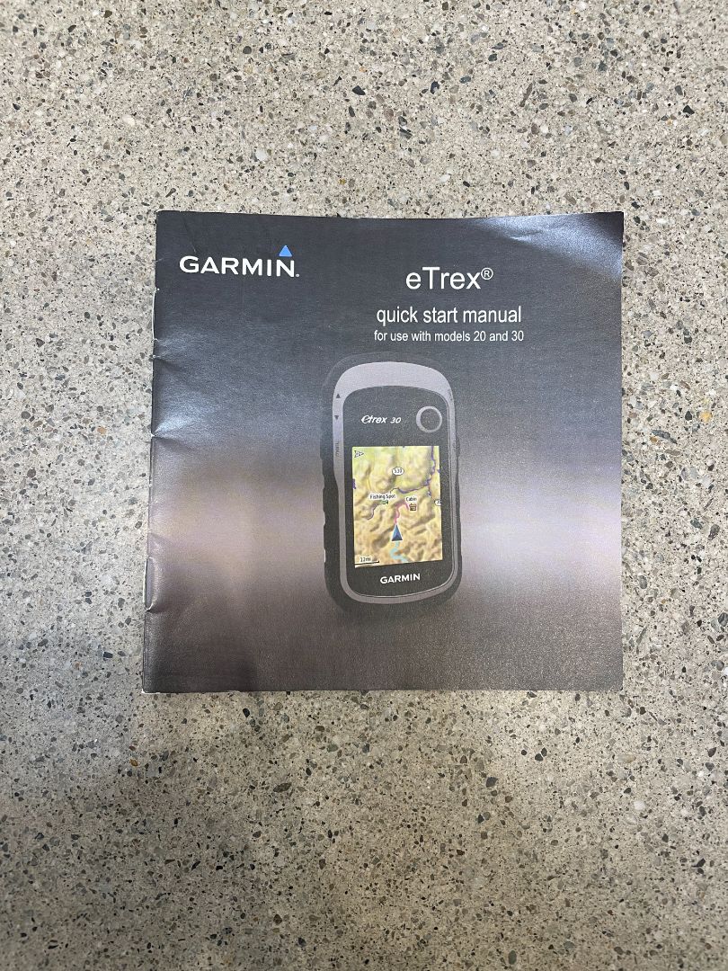 Orange Garmin eTrex 20