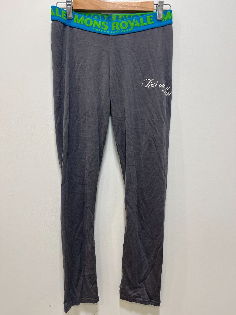 Grey Mons Royale Merino leggings, S/M