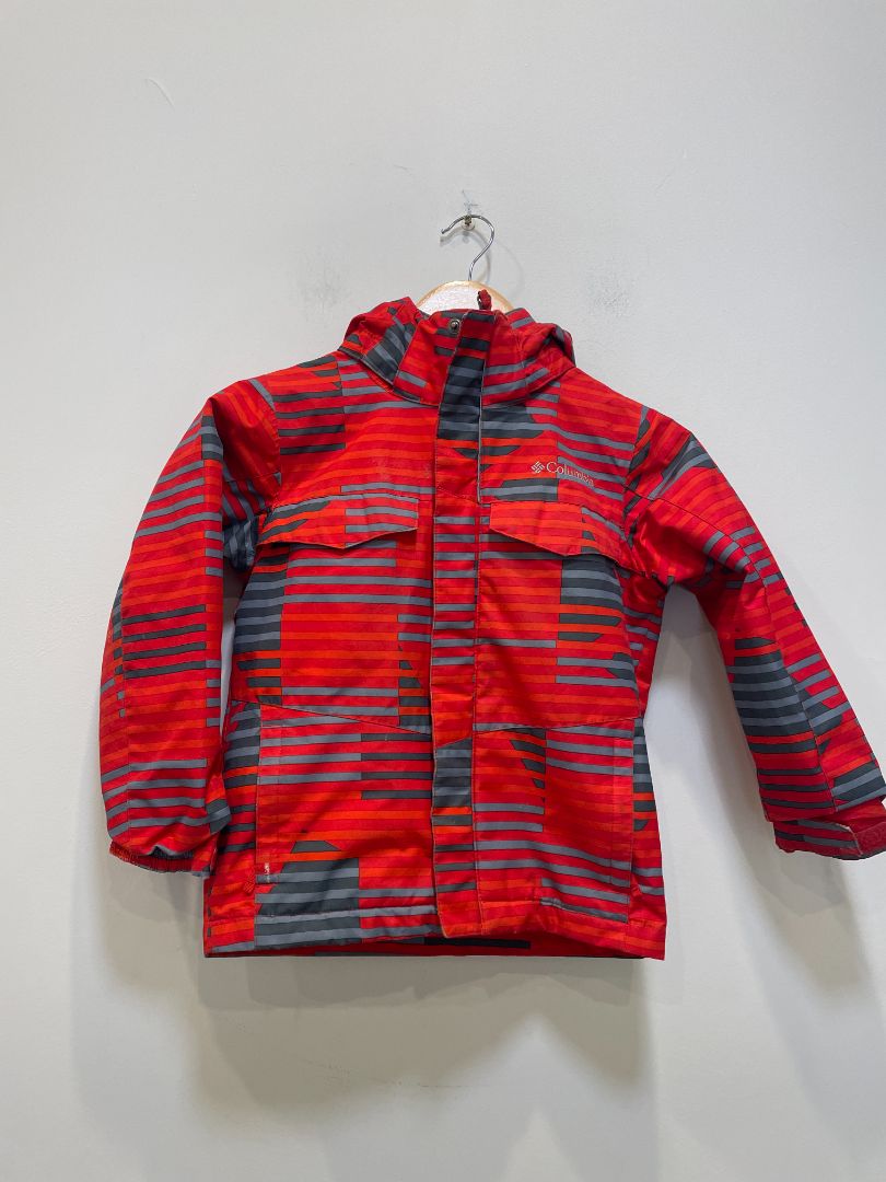 Red Columbia Interchange Jacket, XXS / 4-5