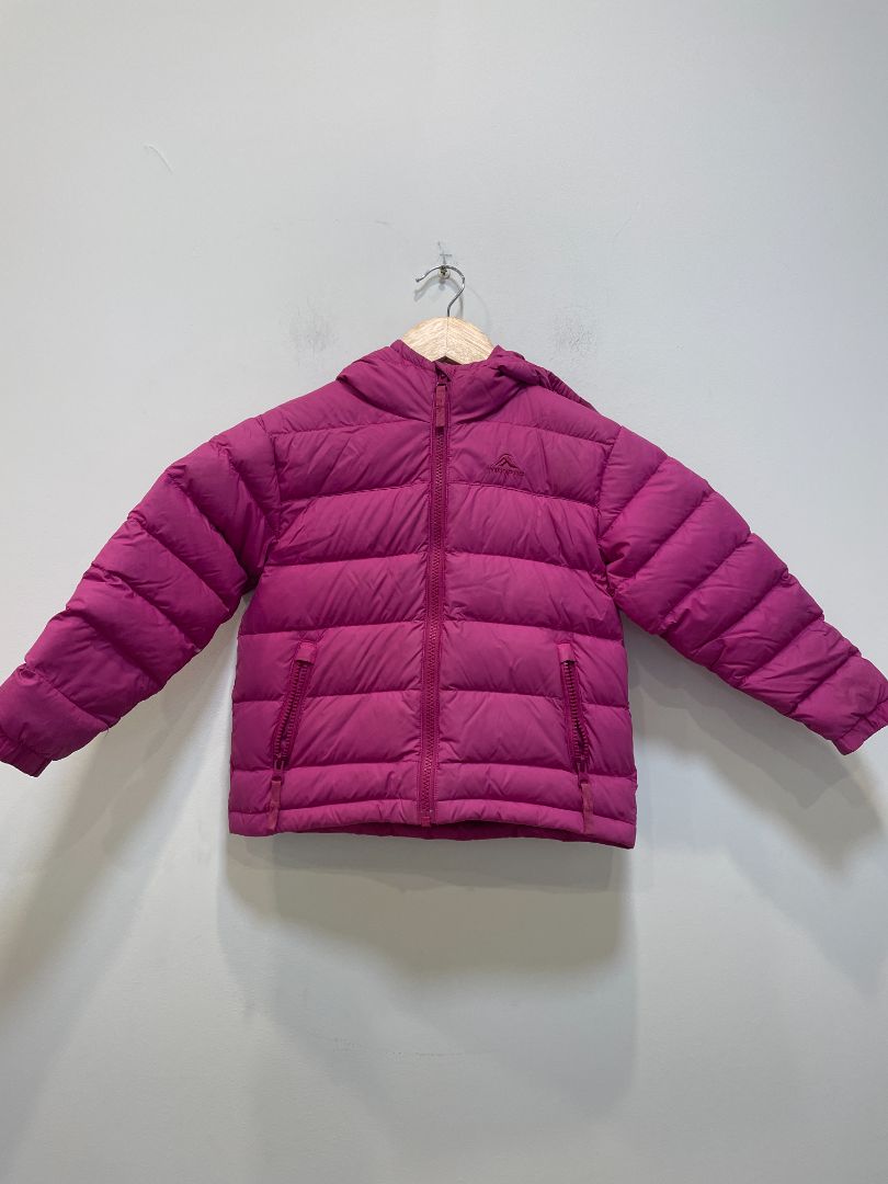 Pink Macpac Hooded Puffer Jacket, 3