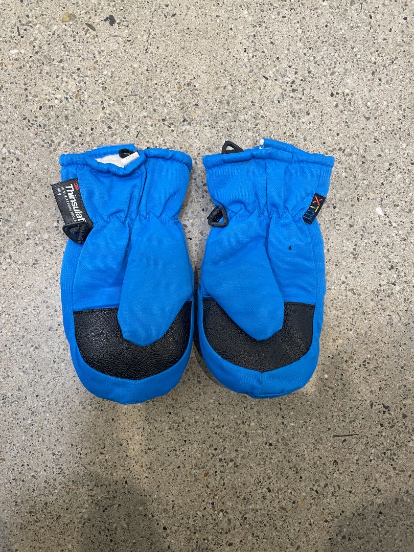 Blue XTM Snow Mittens, Tiny / 3XS