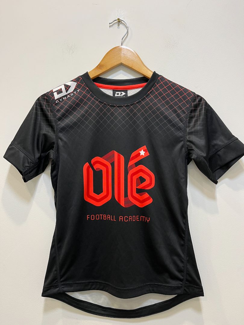 Black/Red Dynasty Sport Olé Football Academy t-shirt, Junior 10