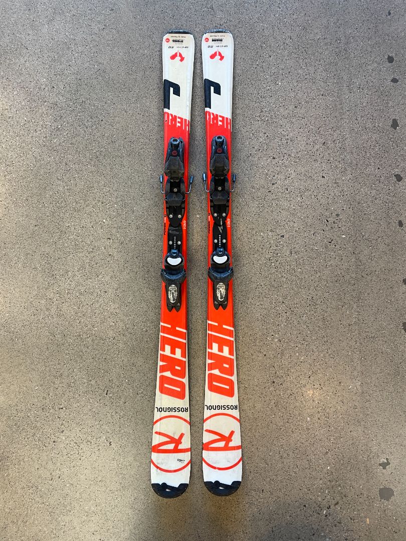 Red Rossignol Hero Junior, 130 cm