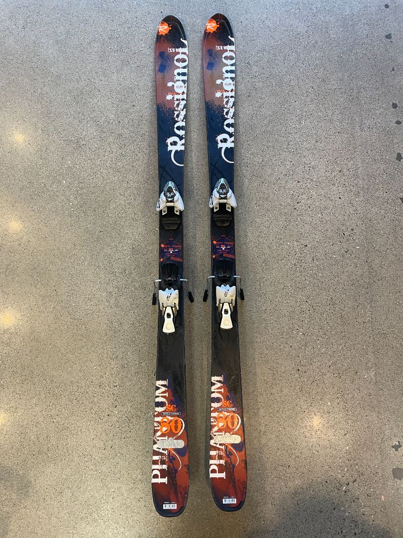 Black Rossignol Phantom SC 80, 165cm