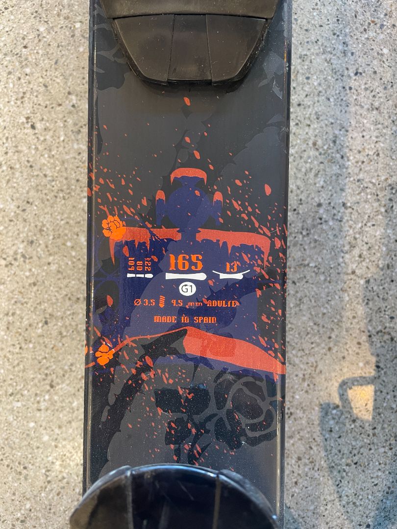 Black Rossignol Phantom SC 80, 165cm