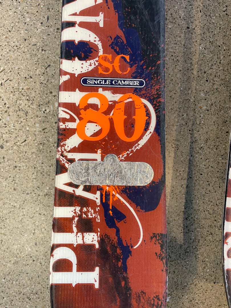 Black Rossignol Phantom SC 80, 165cm