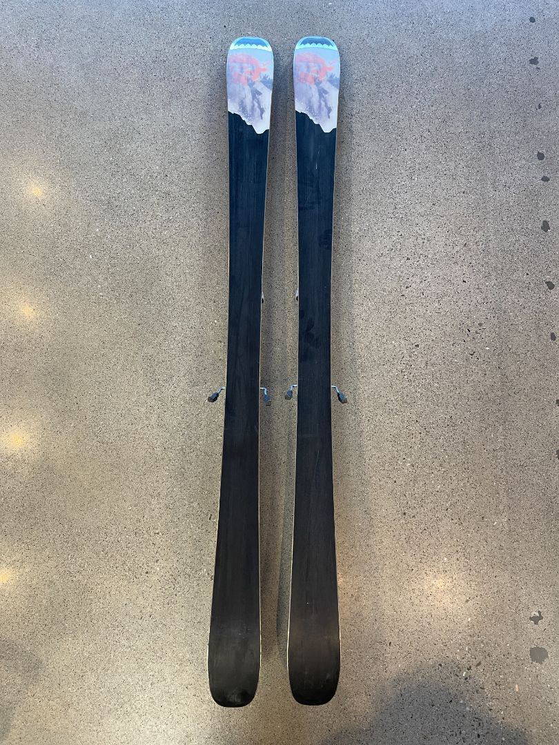 Black Rossignol Phantom SC 80, 165cm