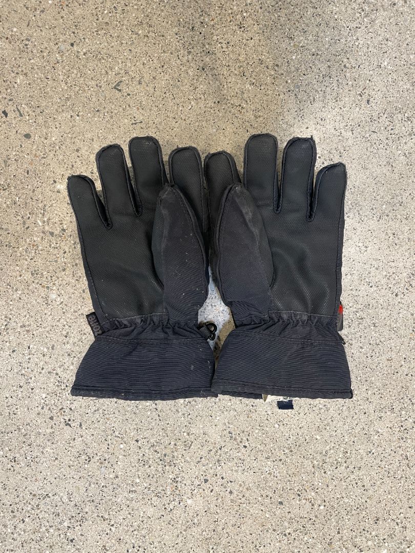 Black Hestra Kids Ski Gloves, 4